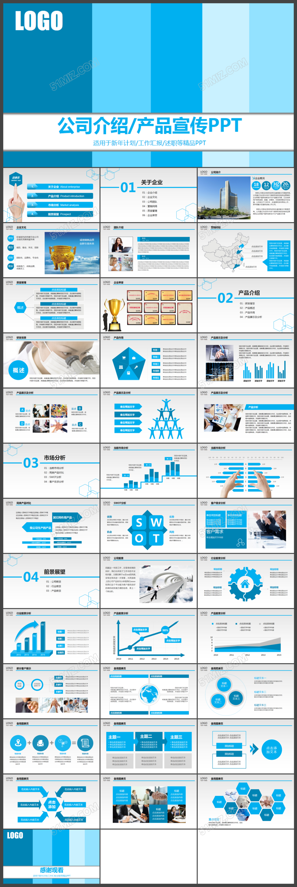 2017公司简介企业文化产品宣传PPT