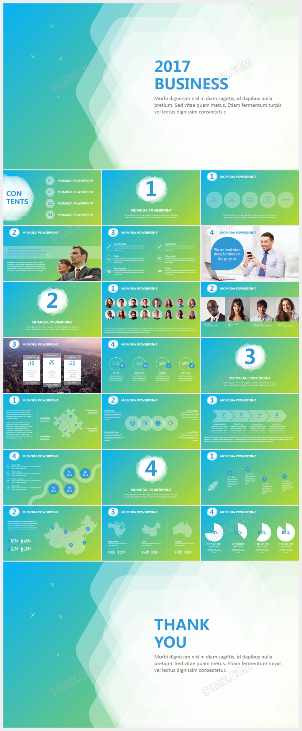 欧美商务年终工作总结汇报PPT模板