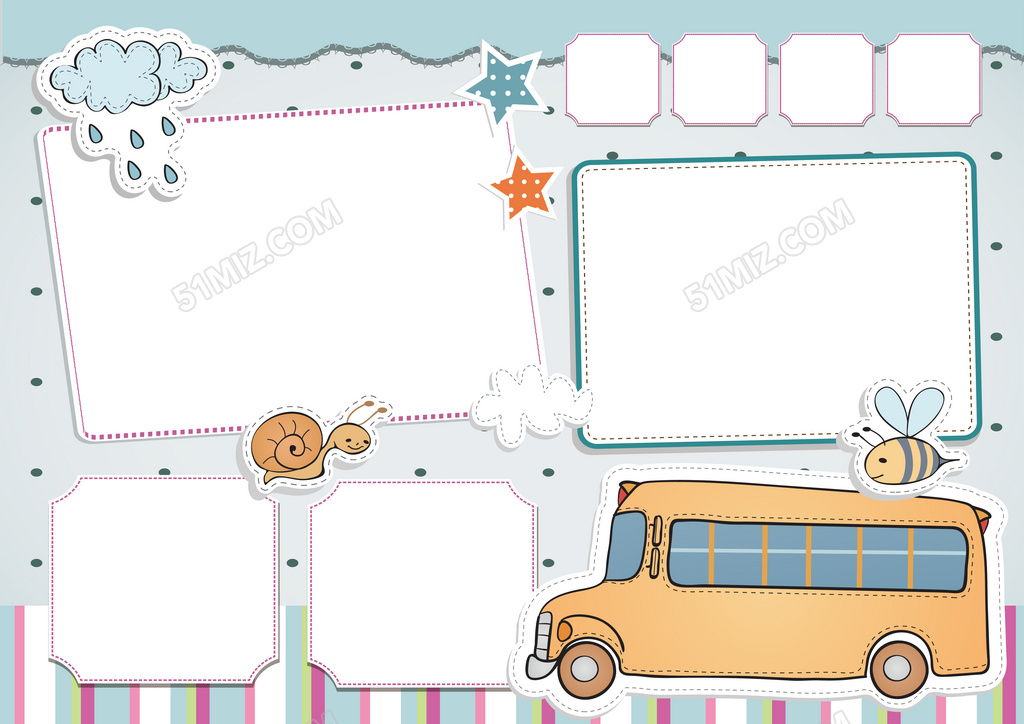 小学生寒假手抄报边框