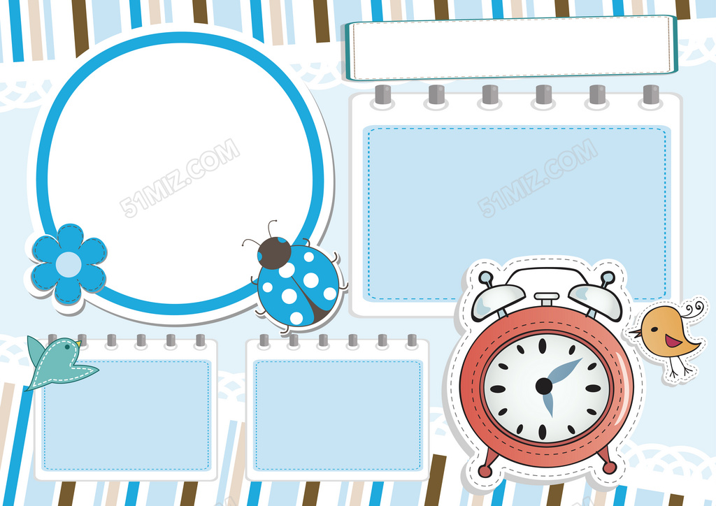 法制教育手抄报花边