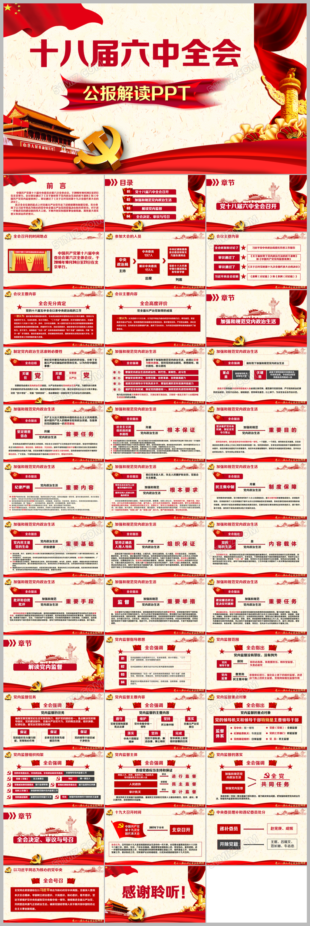 十八界六中全会要点公报解读ppt
