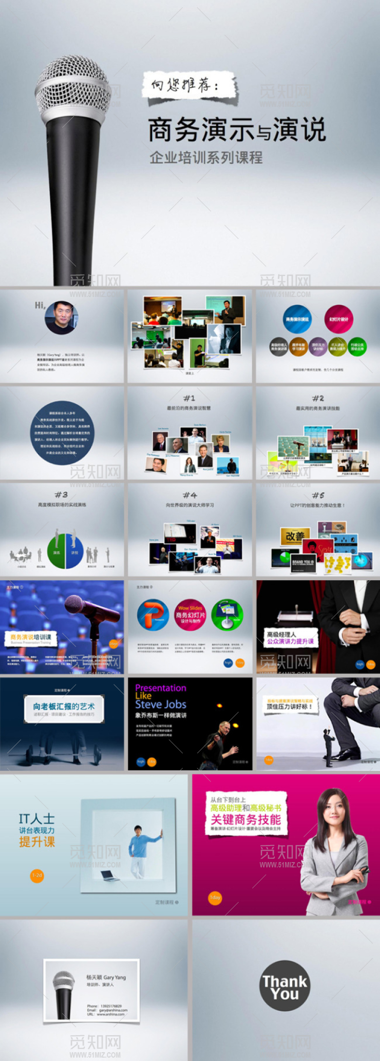企业培训成功商务演说ppt模板