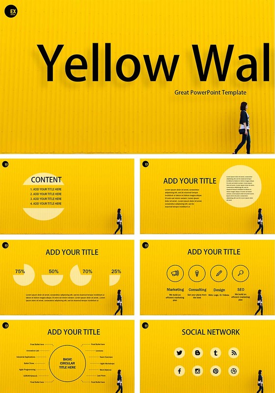 就是耀你汇报总结PPT模板