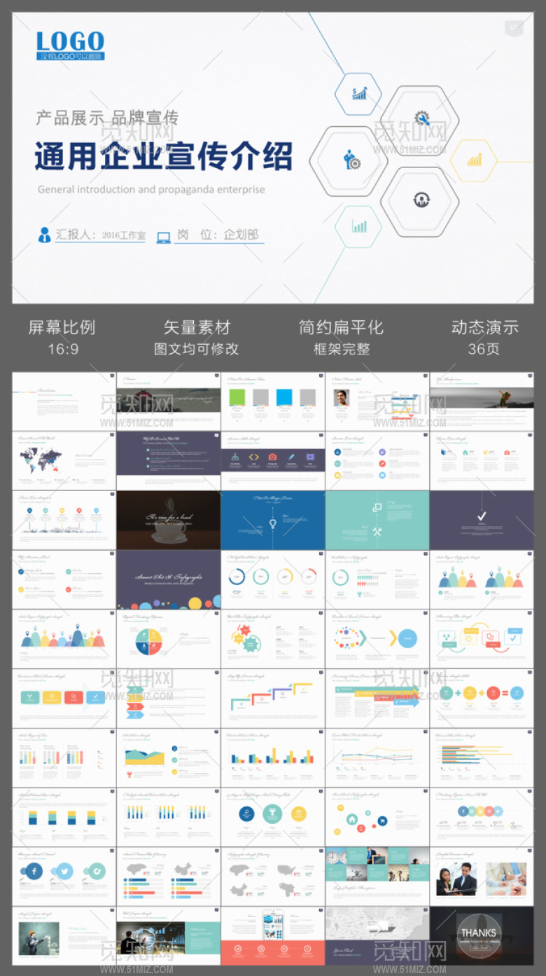 简约商务文化企业汇报PPT