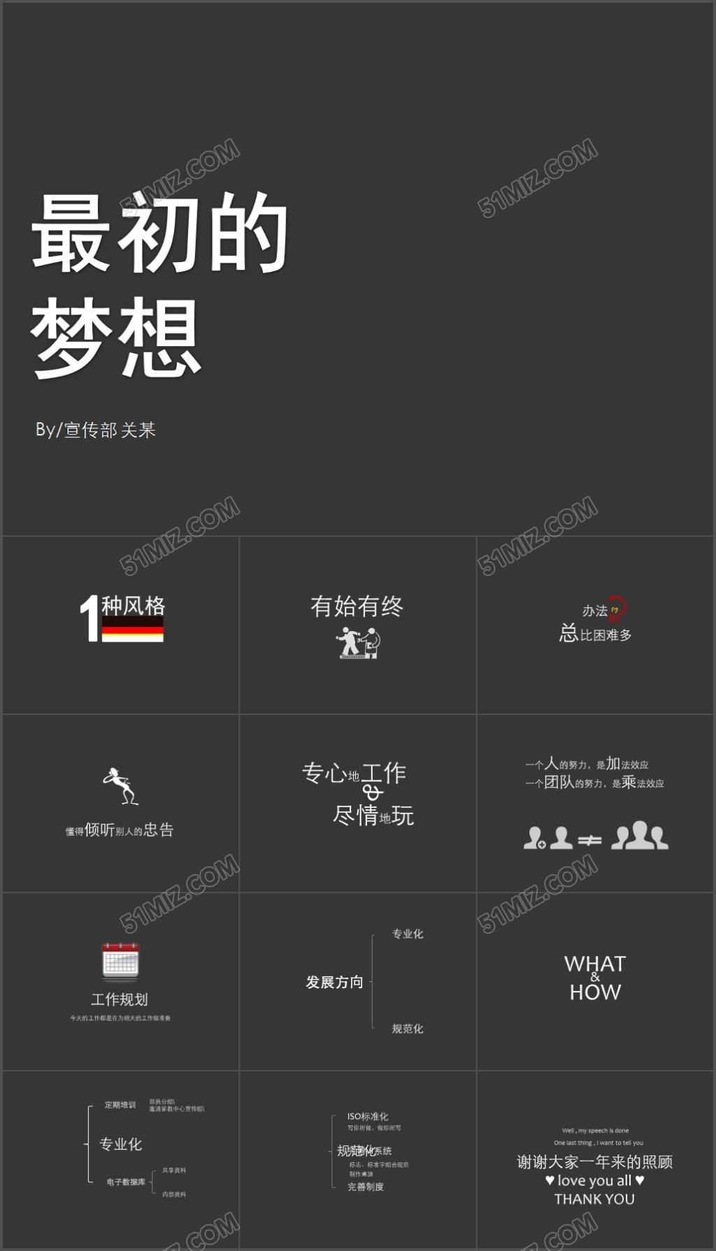 学生会宣传部长竞选用PPT模板