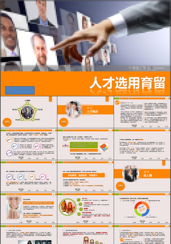 人才选用论文PPT