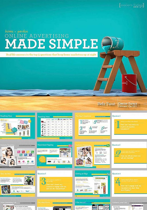 清新黄绿色搭配国外优秀商务风格pp...