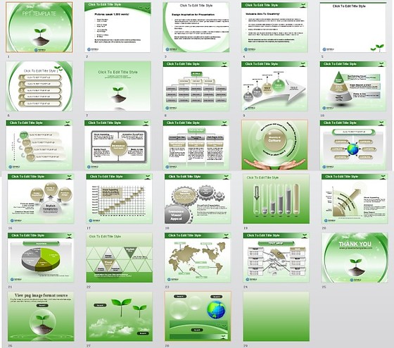 韩国精美PPT动画模板图表大全