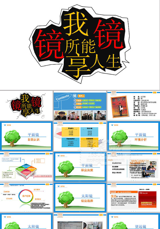 职业生涯个性规划ppt模板