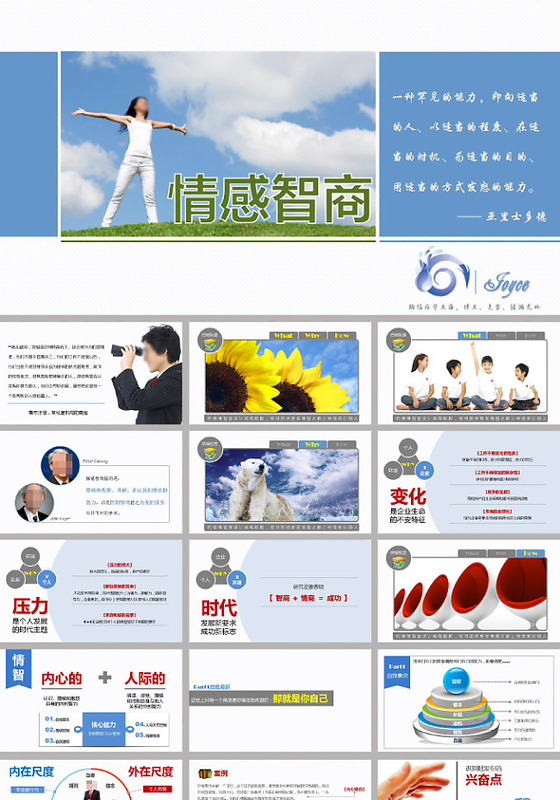 情感智商提升ppt模板