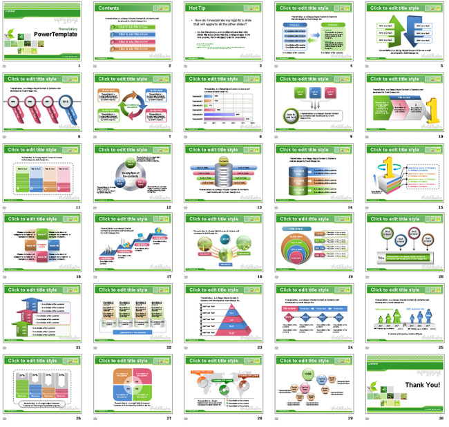 环保PPT模板素材下载