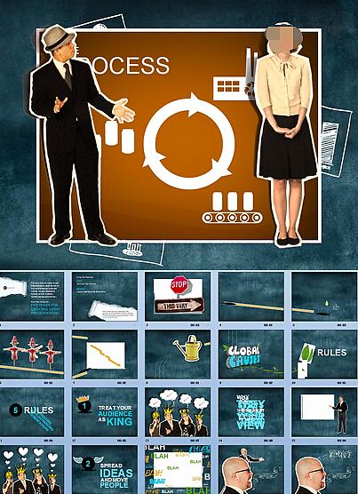 创意商务培训PPT模板