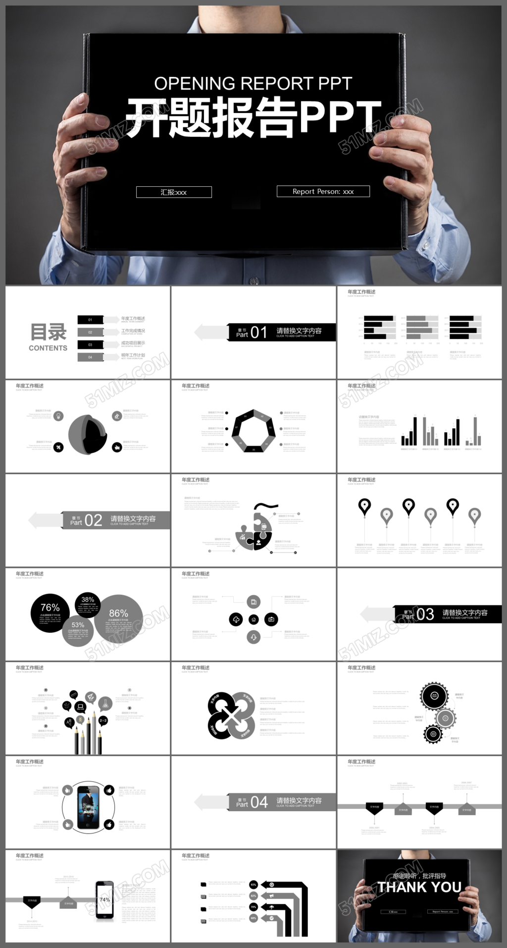 开题报告ppt演讲稿