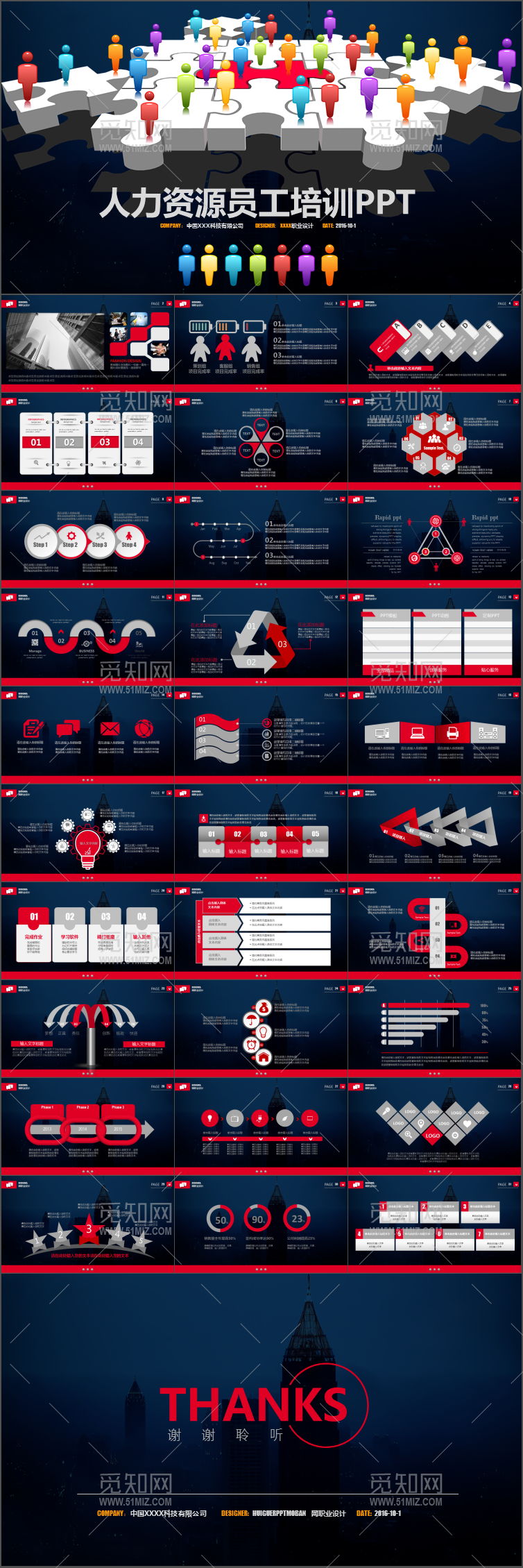 人力资源培训PPT模板公司员工培训PPT模板