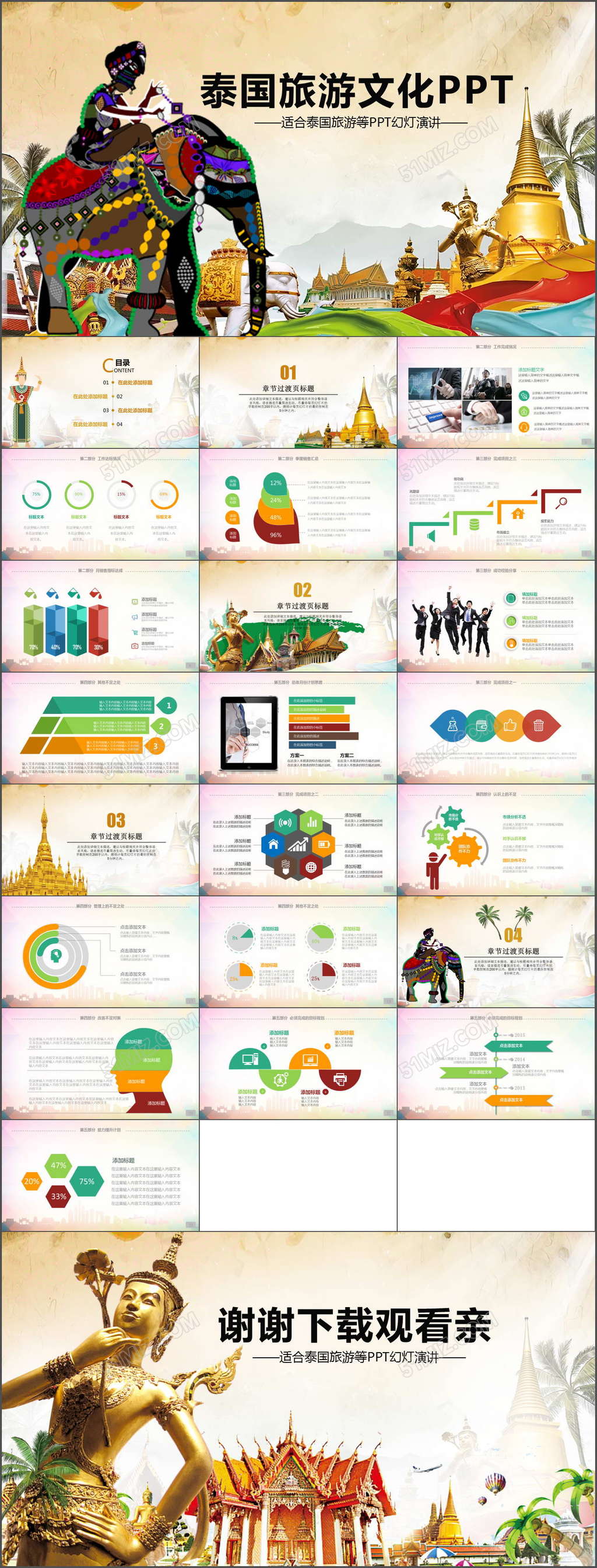 泰国旅游文化PPT