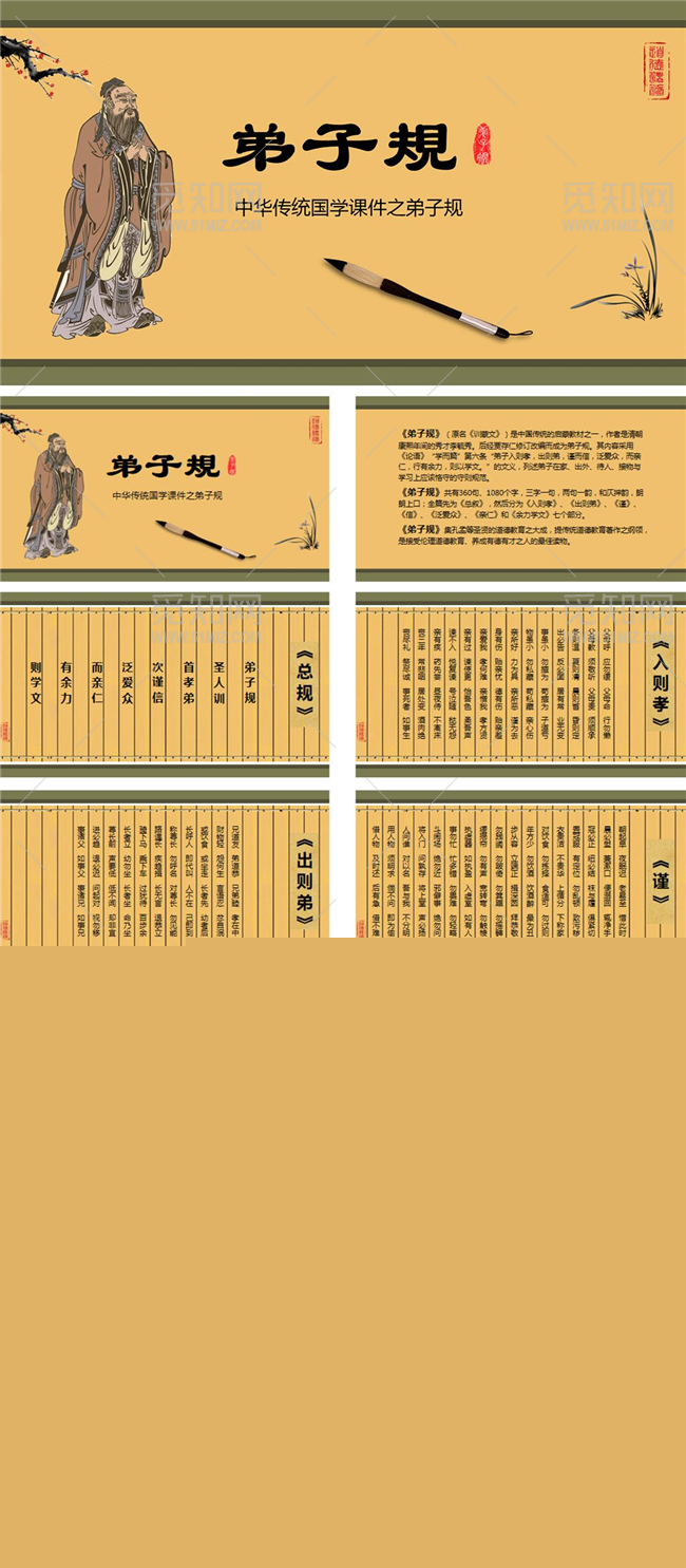 中国传统国学教育之弟子规PPT