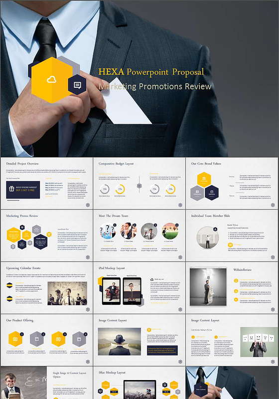 灰度低调商务工作总结ppt模板