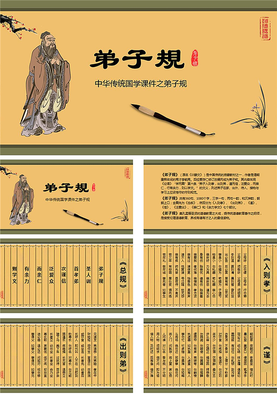 中国传统国学教育之弟子规PPT