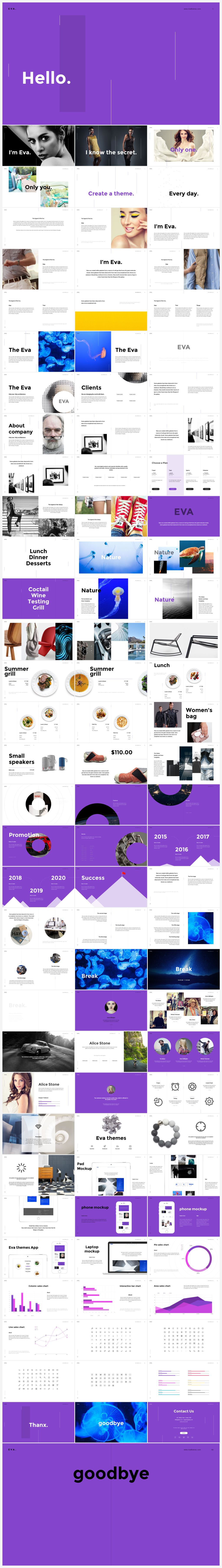 欧美风简约时尚高端产品展示宣传策划ppt模板