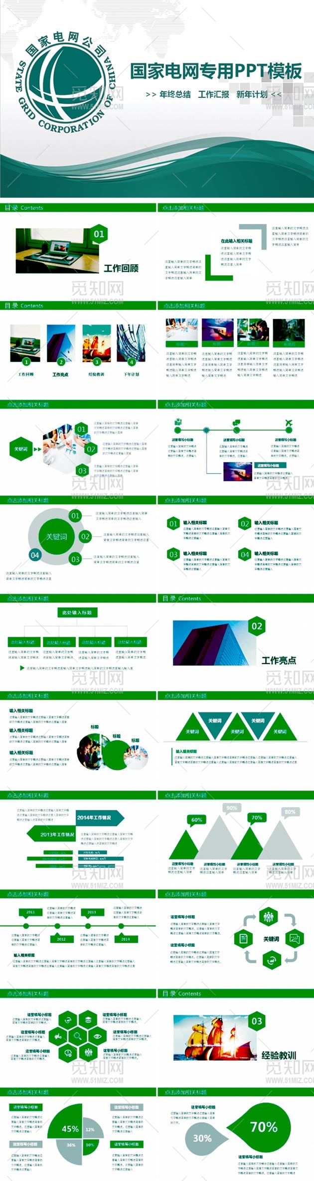国家电网专用PPT模板