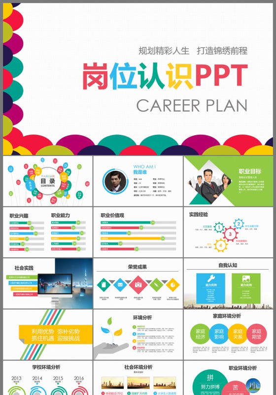 七色球岗位认识ppt模板