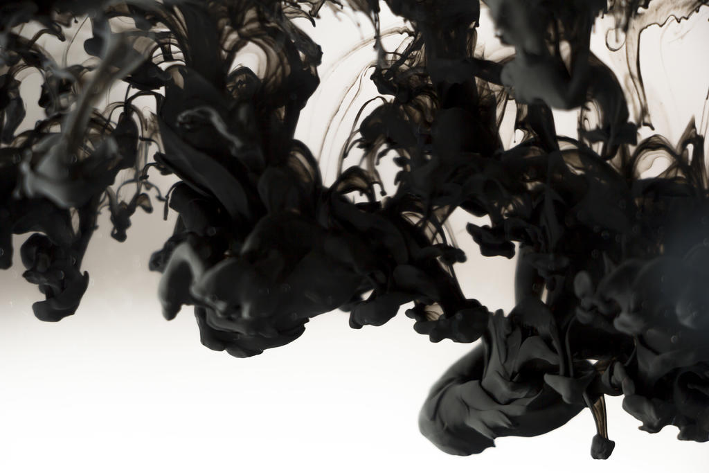 黑白色艺术渲染泼墨画背景图片