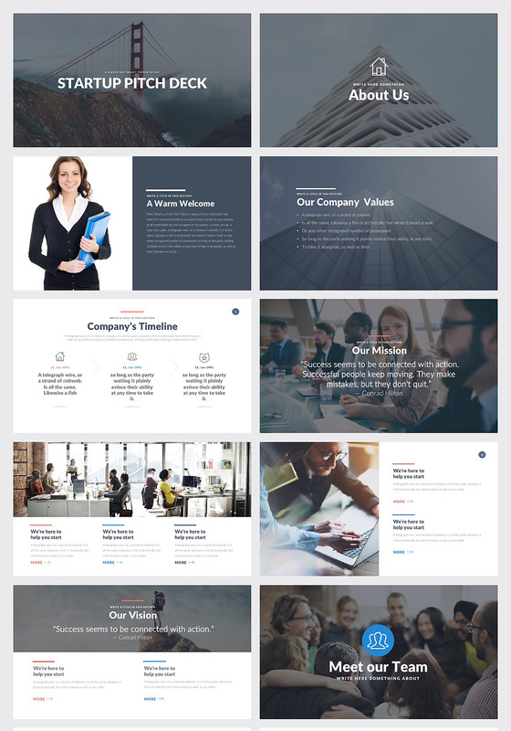 欧美简约企业公司介绍产品介绍策划ppt模板