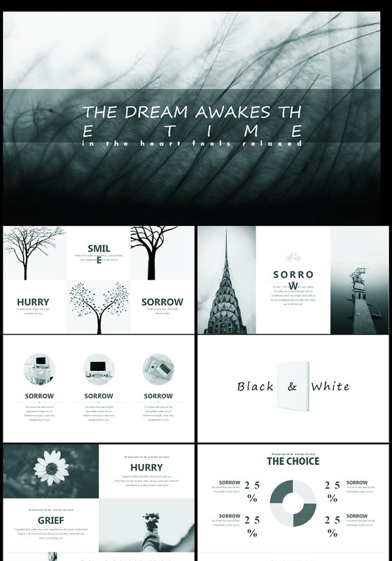 欧美创意工作总结策划方案ppt模板