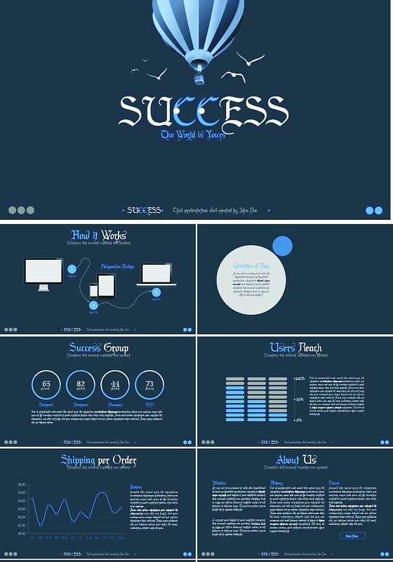 欧美创意工作总结商务策划通用ppt模板