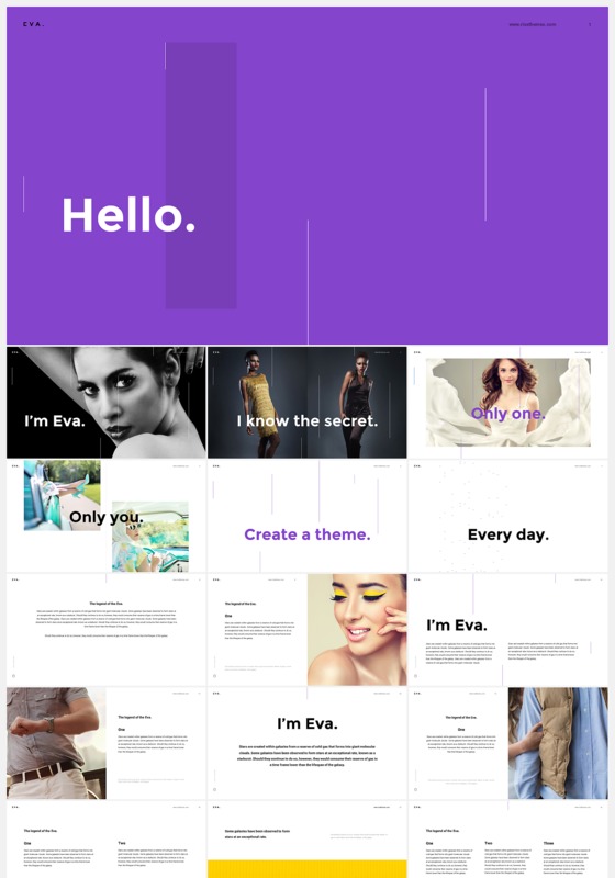 欧美时尚简约商业策划书汇报总结ppt模板