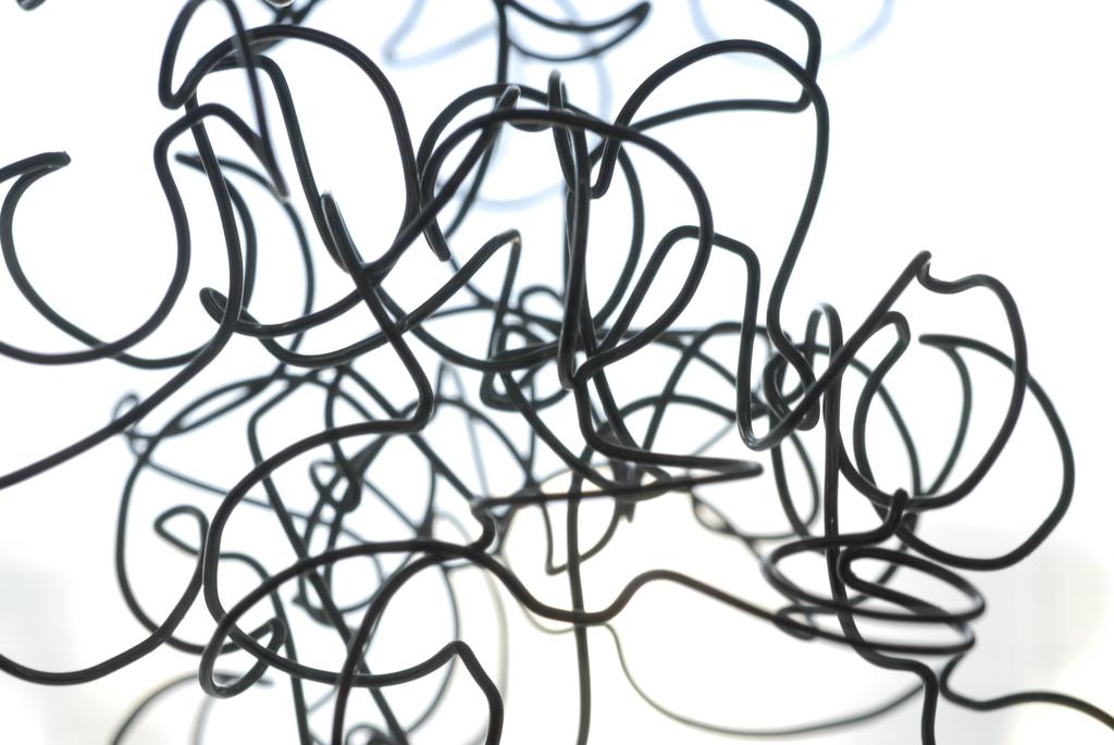 线 节点 难解 慌张 环 黑白色