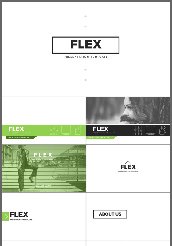 欧美时尚工作总结汇报竞聘述职ppt模板