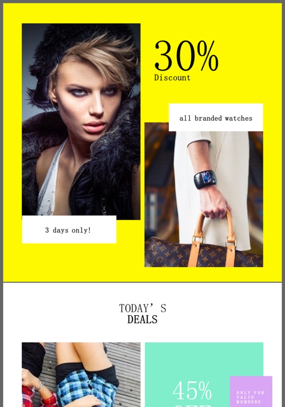 欧美时尚公司女性服装产品介绍ppt模板