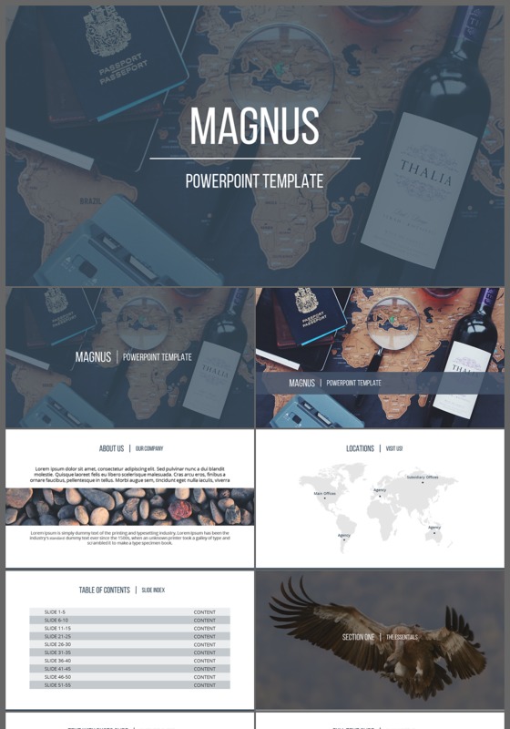 欧美简约旅游宣传公司简介产品介绍ppt模板