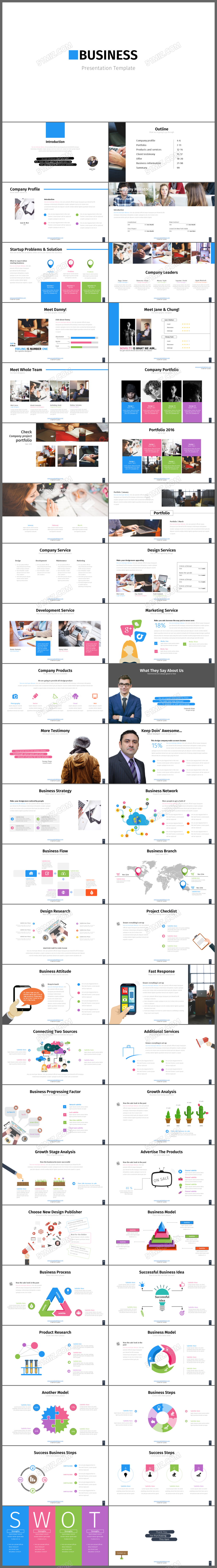 欧美简约汇报总结公司介绍企业宣传ppt模板