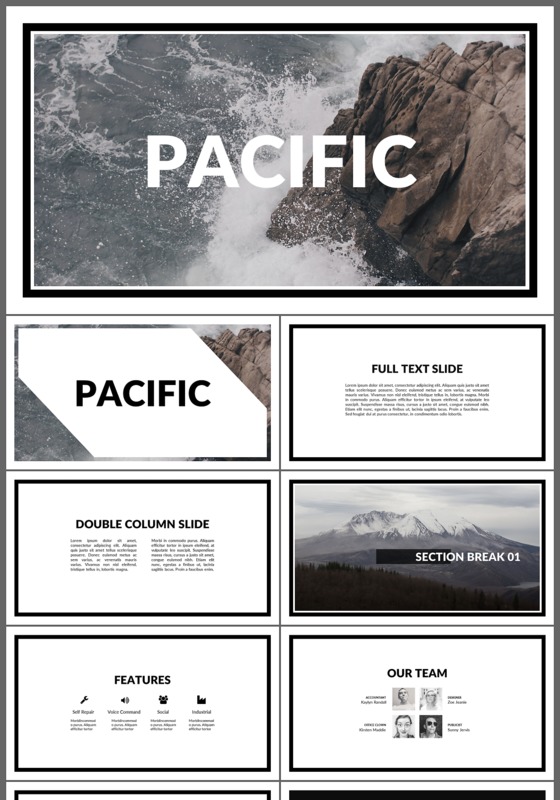 欧美时尚大气策划方案工作总结ppt模板