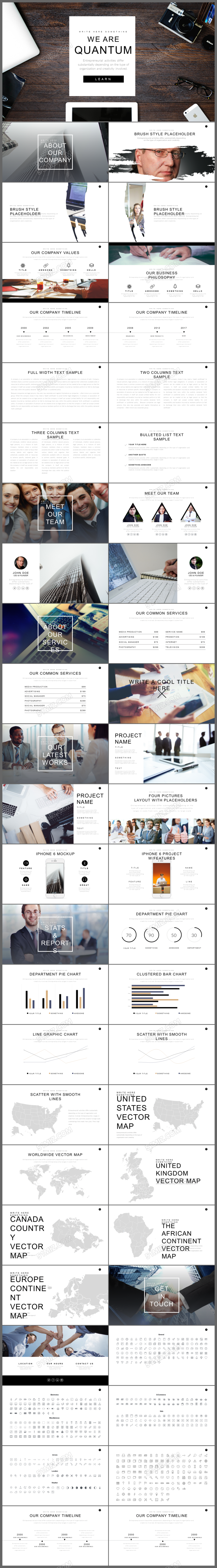 欧美商务通用工作总结述职报告竞聘ppt模板