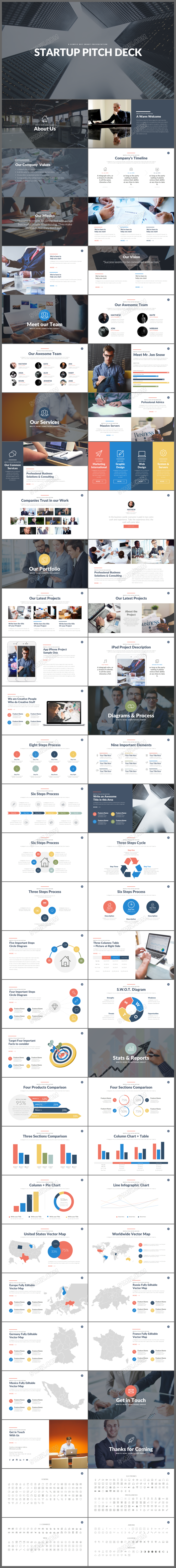 欧美时尚公司简介营销策划ppt模板