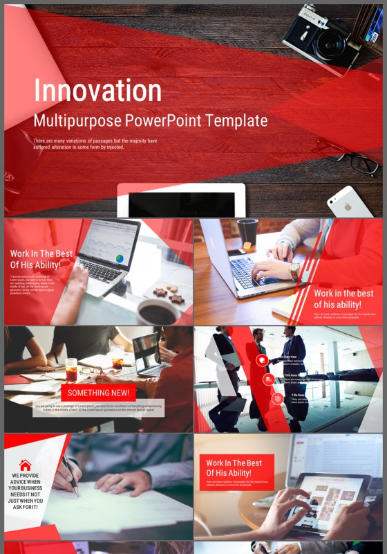 欧美简约公司介绍企业宣传产品介绍ppt模板