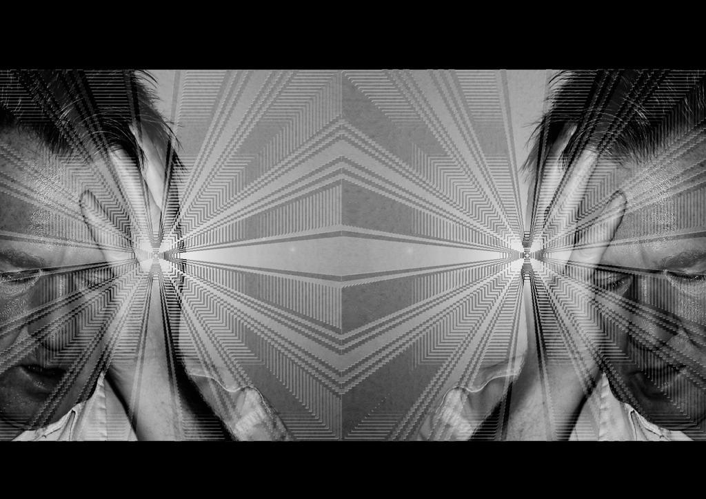 灰色人忧虑头痛烦躁狂躁的男人背景图片