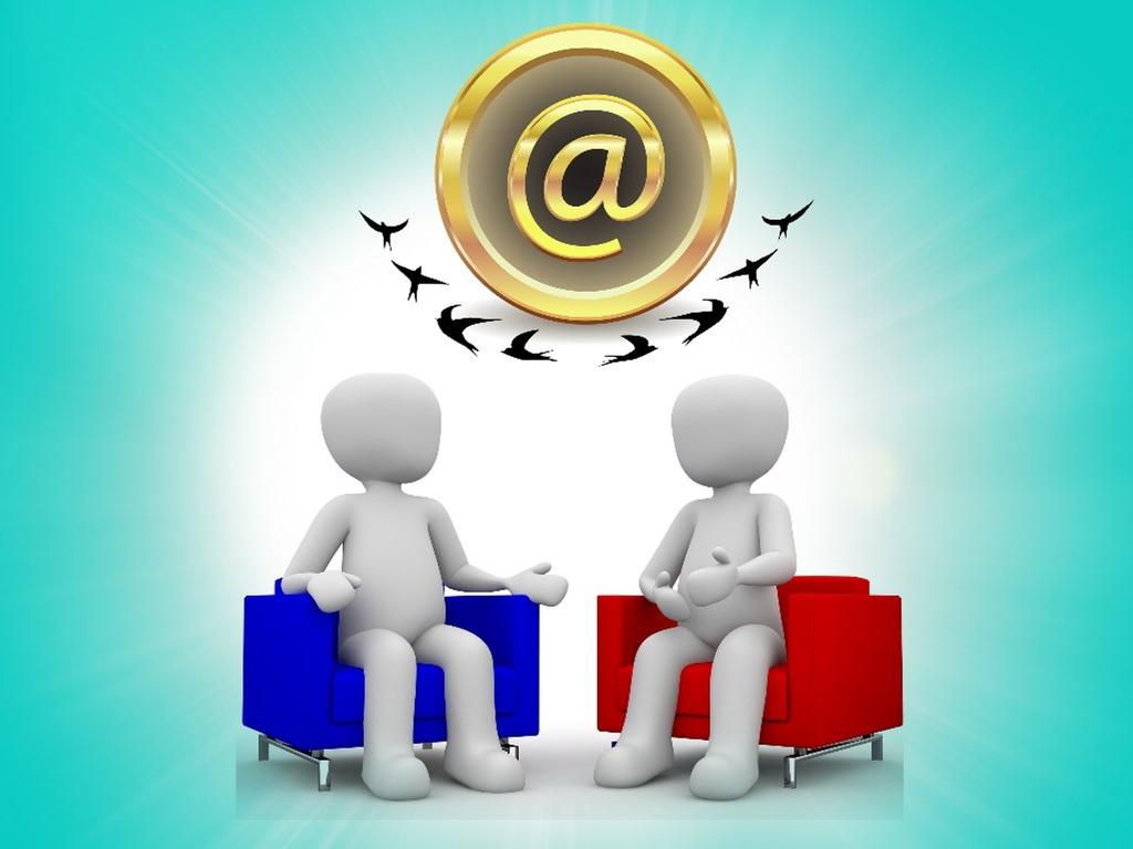 互联网科技辩论电子邮件背景图片