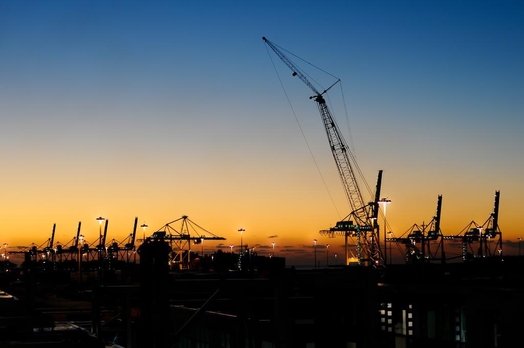 业 起重机 海港 端口 工作 工程 货物 技术 航运 运输