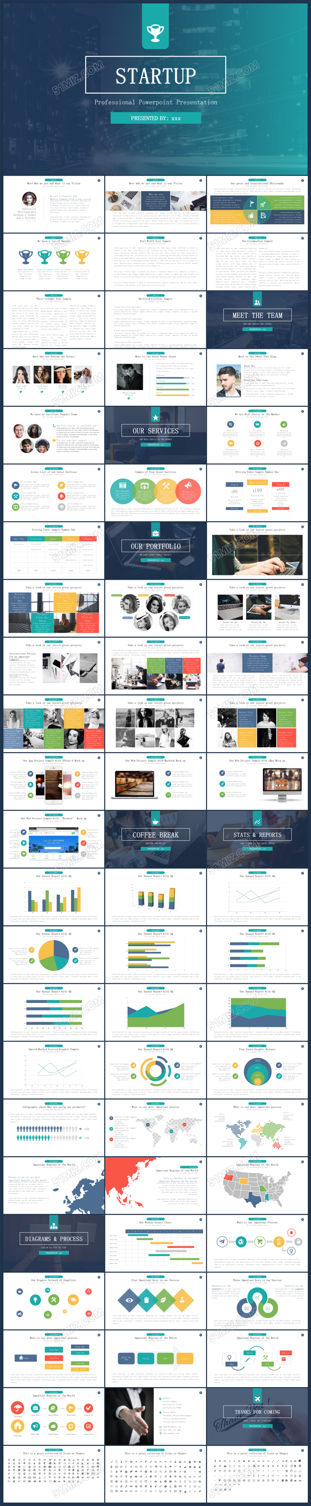 多变高端大气欧美商务英文ppt模板