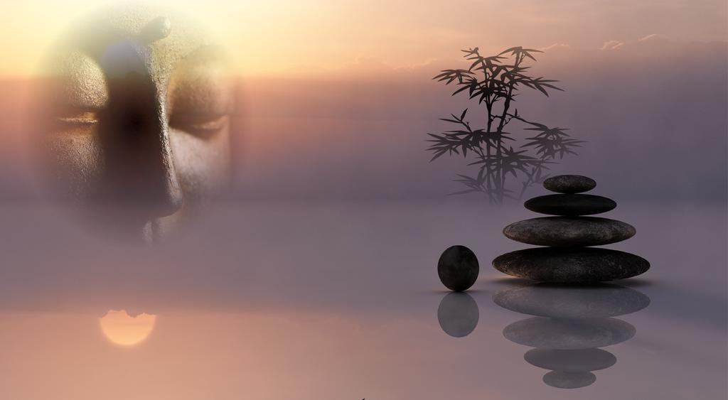 佛 平衡 宁静 佛教 亚洲 石像 冥想 