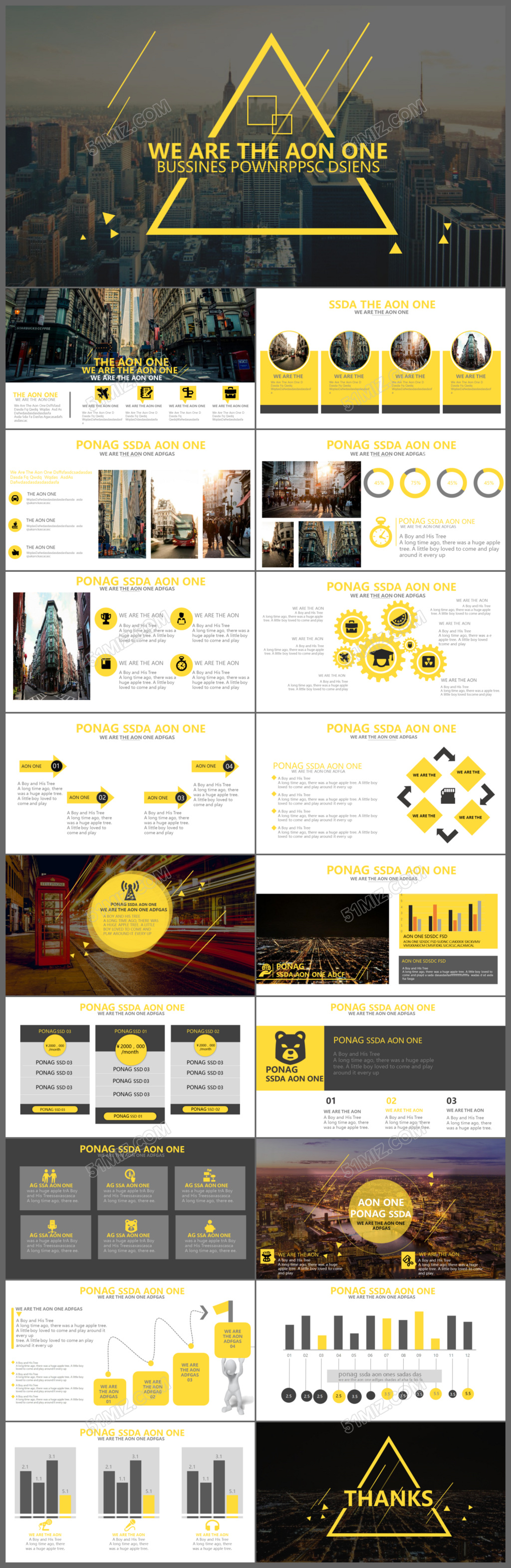 精致欧美杂志风格工作汇报通用ppt模板