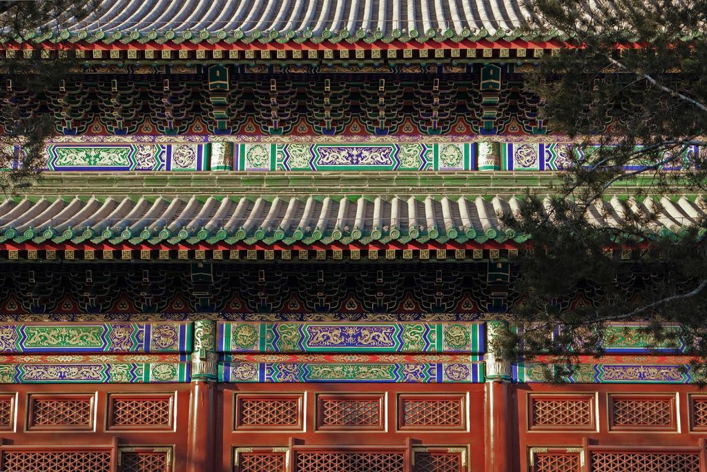 旅游中国风圆明园室外装饰背景图片