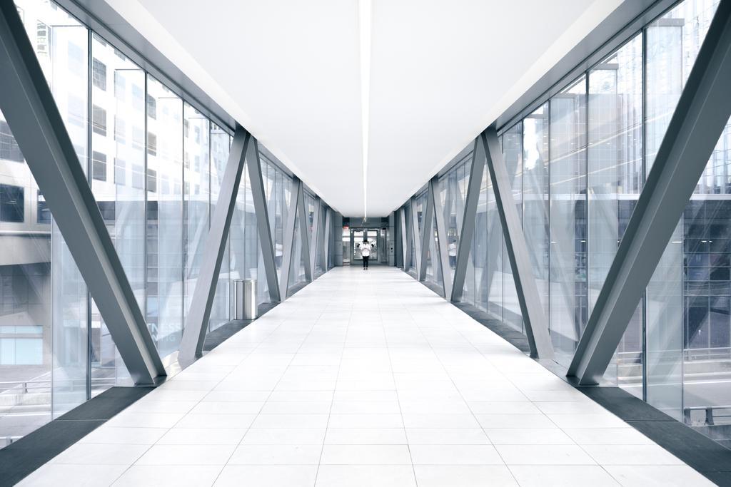 走廊 玻璃 玻璃 tunel 方向 通道 连接 方式