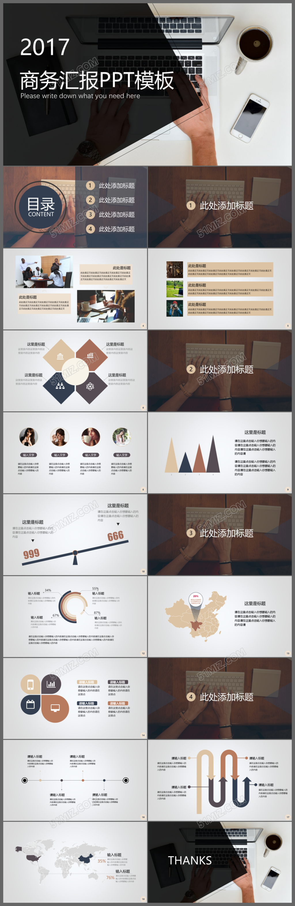 黑灰简约大气商务汇报季度报告述职报告新年计划ppt模板
