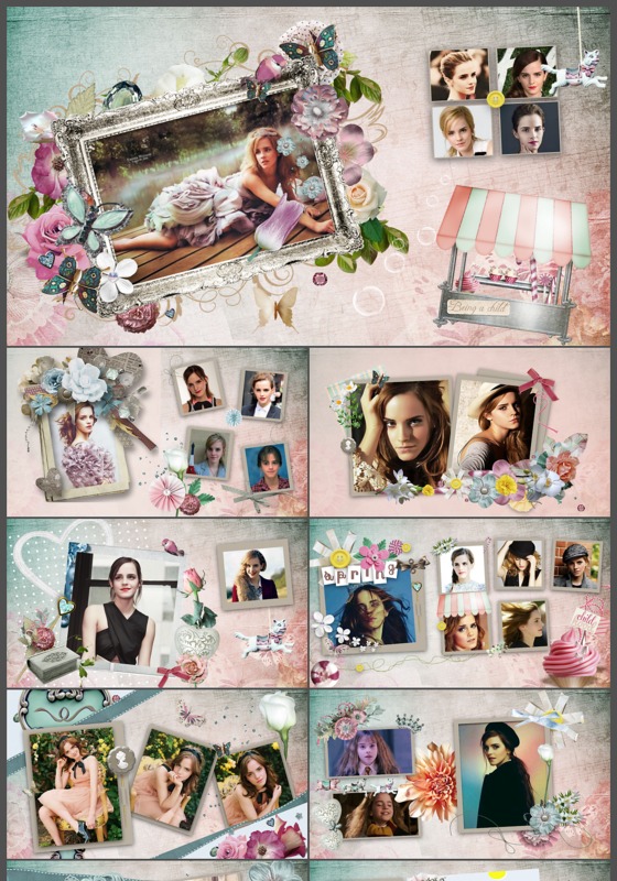 薰衣草成长篇电子相册