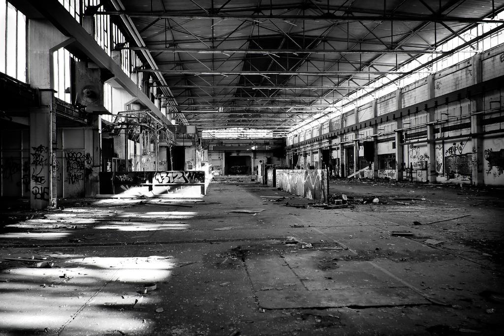 丢失的地方 工厂 老 离开 工业建筑 失效 废墟 建设 老厂